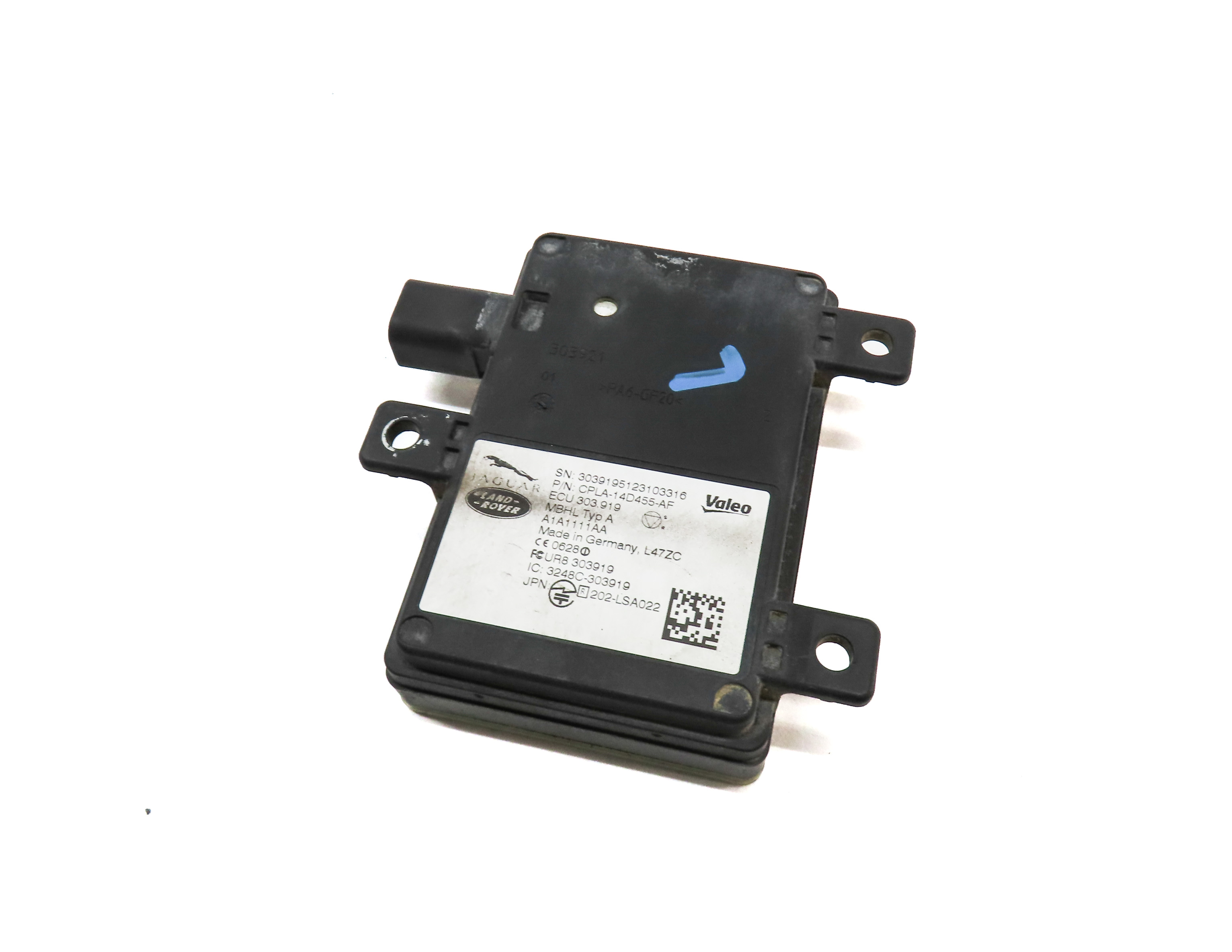 2013 LAND RANGE ROVER (L405) REAR LEFT BLIND SPOT ASSIST RADAR MODULE — exact item pictured